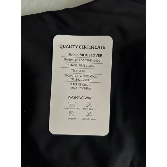 NWT MOOSLOVER Black 1 Shoulder High Waisted 2 Piece Bikini Tie High Cut *Medium - Picture 10 of 10